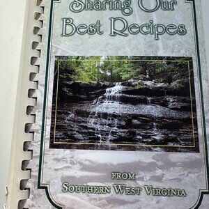 #RNB77 SHARING OUR BEST RECIPES COOKBOOK VINTAGE PAPERBACK SOUTHERN WEST VIRGINA